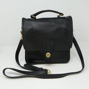 Vintage Coach Station Leather Crossbody Bag
